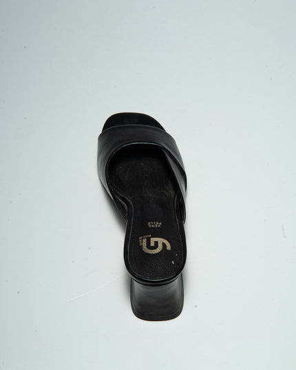 GOLD&GOLD GD40 SANDALO CON TACCO NERO