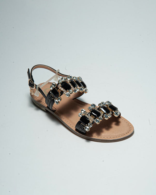GOLD&GOLD L770 SANDALO BASSO NERO