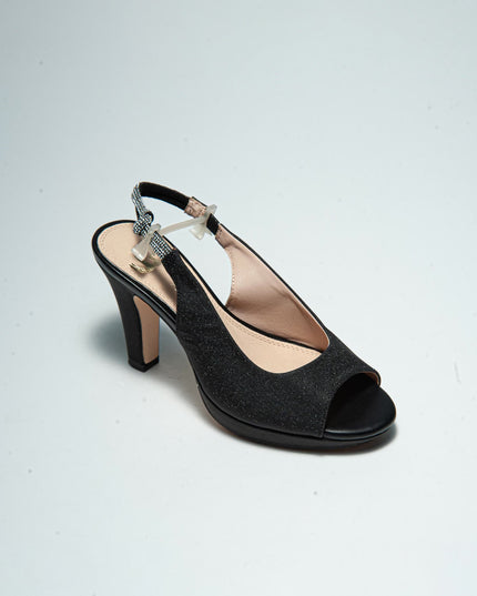 GOLD&GOLD GD29 SANDALO CON TACCO ALTO NERO