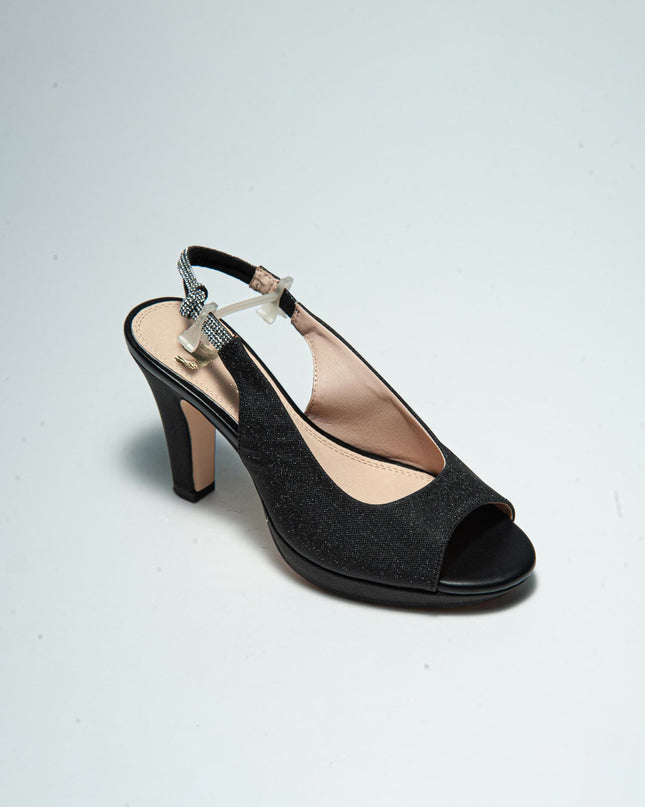 GOLD&GOLD GD29 SANDALO CON TACCO ALTO NERO