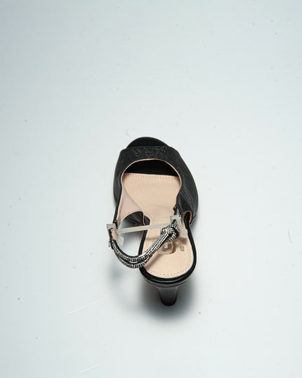 GOLD&GOLD GD29 SANDALO CON TACCO ALTO NERO