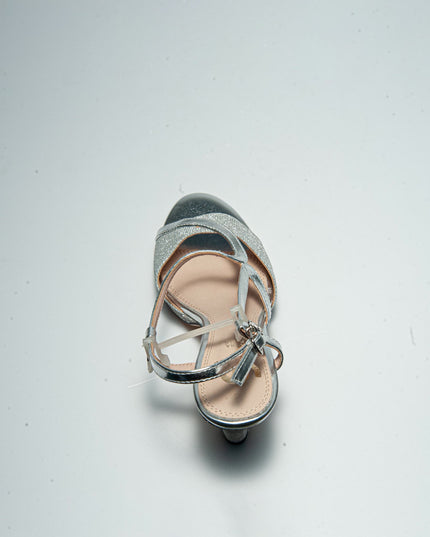 GOLD&GOLD GD32 SANDALO CON TACCO GRIGIO