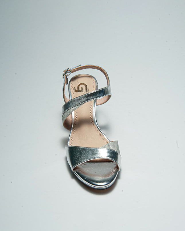 GOLD&GOLD GD31 SANDALO CON TACCO GRIGIO