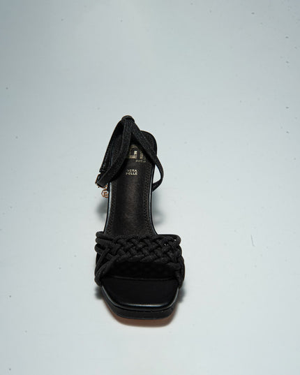 GOLD&GOLD GD22 SANDALO CON TACCO ALTO NERO