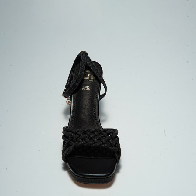 GOLD&GOLD GD22 SANDALO CON TACCO ALTO NERO