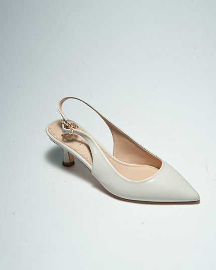 GOLD&GOLD P587 DECOLLETE BASSO BIANCO