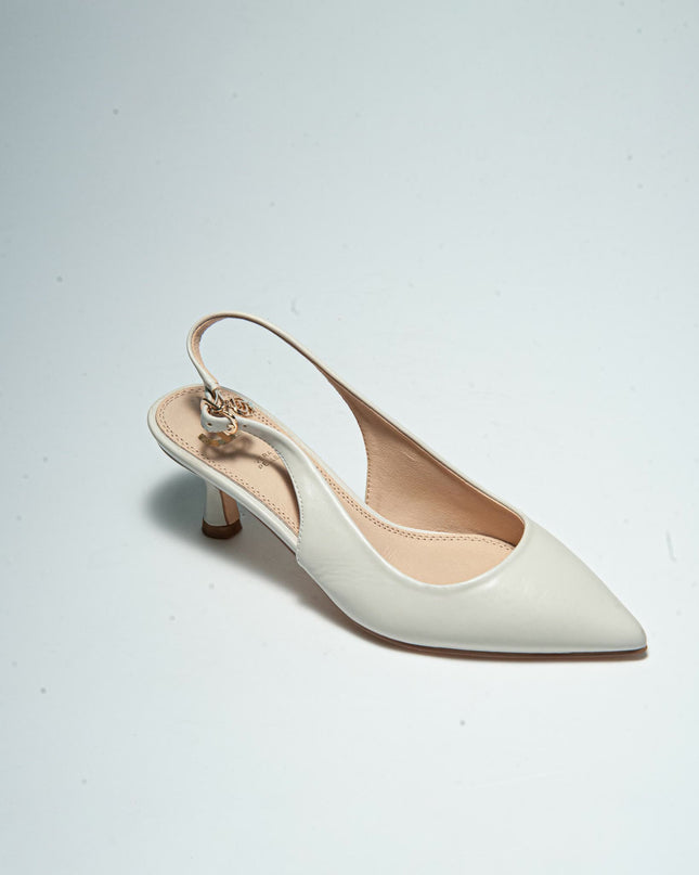 GOLD&GOLD P587 DECOLLETE BASSO BIANCO