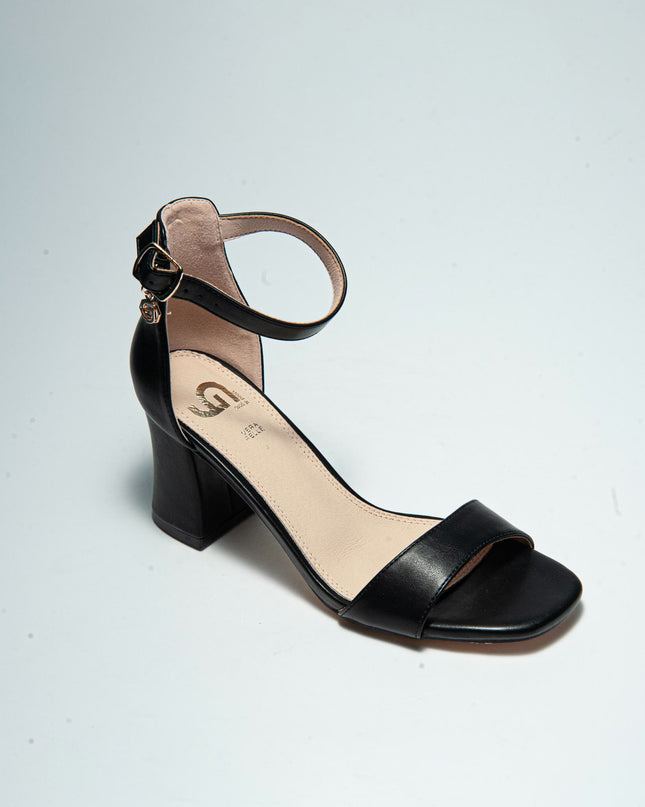 GOLD&GOLD GD55 SANDALO CON TACCO NERO