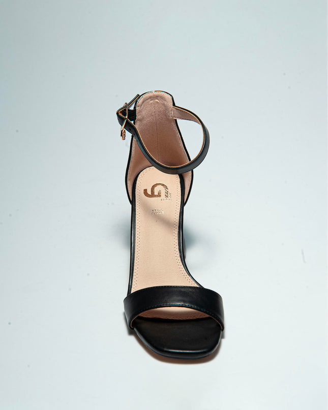 GOLD&GOLD GD55 SANDALO CON TACCO NERO