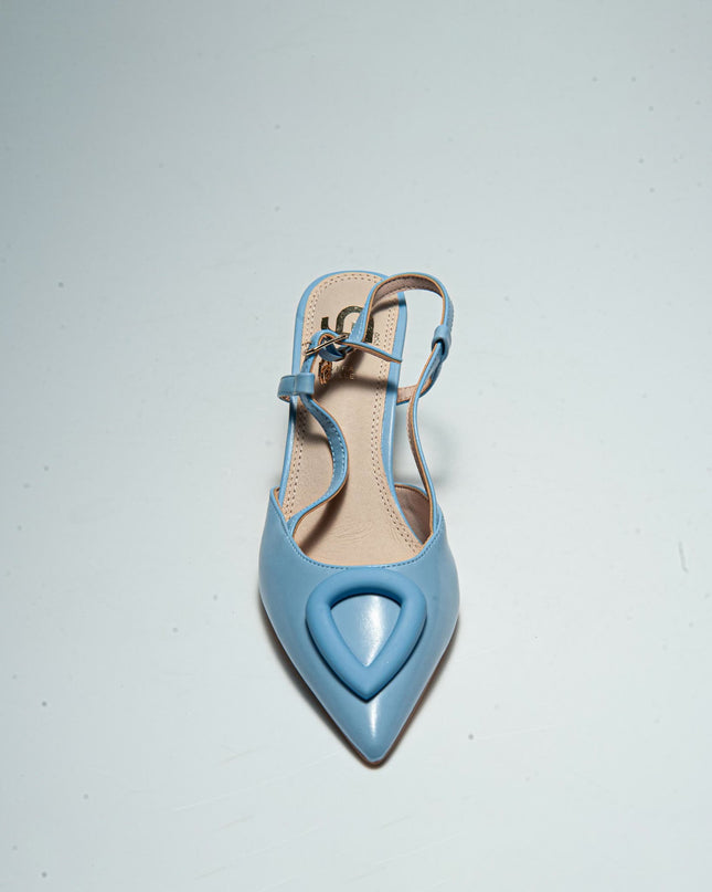 GOLD&GOLD P583 DECOLLETE ALTO AZZURRO