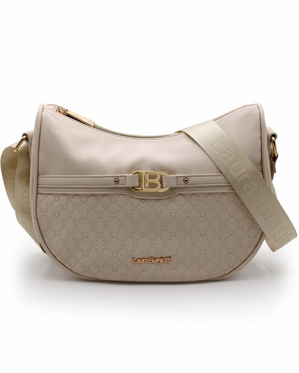 LAURA BIAGIOTTI BORSA TRACOLLA PANNA