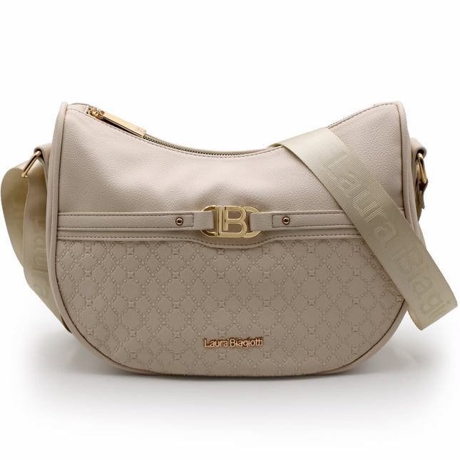 LAURA BIAGIOTTI BORSA TRACOLLA PANNA