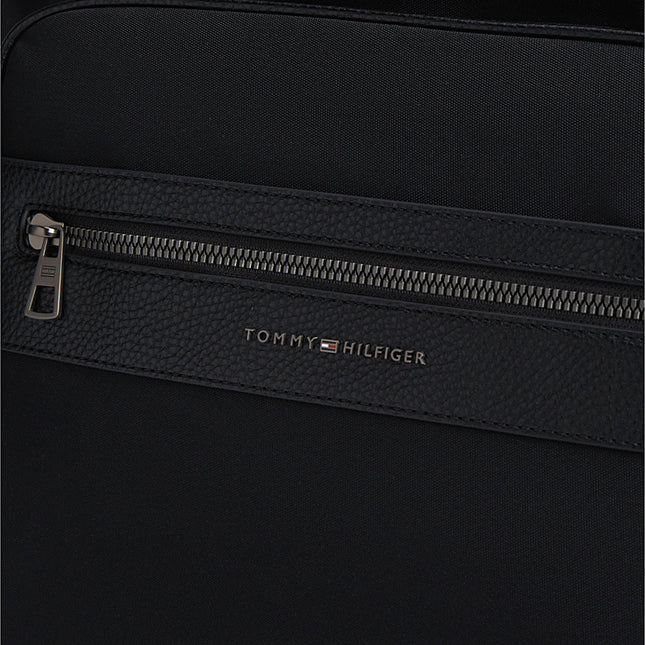 TH Logo Mixed Texture Tote Bag