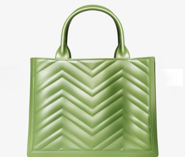 BORSA MARC ELLIS FLAT BUBY WAVE M25 CALLISTE GREEN-LIGHT GOLD