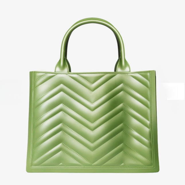 BORSA MARC ELLIS FLAT BUBY WAVE M25 CALLISTE GREEN-LIGHT GOLD