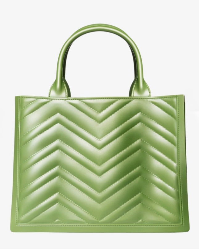 BORSA MARC ELLIS FLAT BUBY WAVE M25 CALLISTE GREEN-LIGHT GOLD