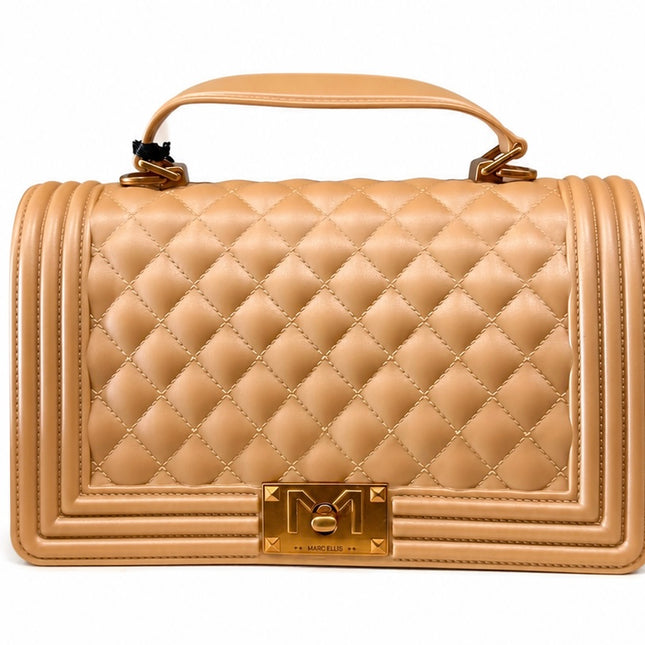 BORSA MARC ELLIS FLAT SQUARE M PORCINI-RAME