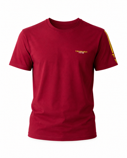 TRUSSARDI T-SHIRT BORDEAUX