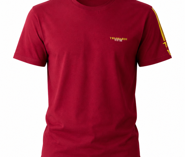 TRUSSARDI T-SHIRT BORDEAUX