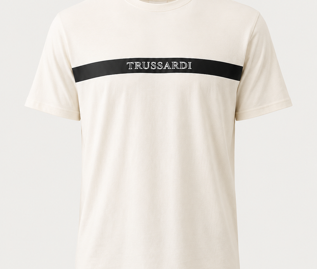TRUSSARDI T-SHIRT IVORY