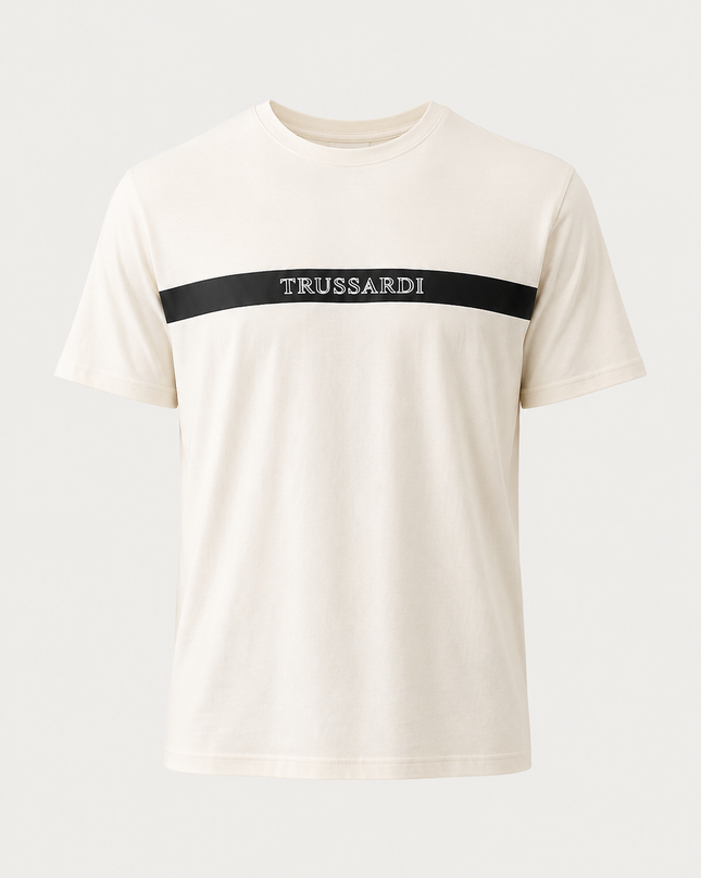 TRUSSARDI T-SHIRT IVORY