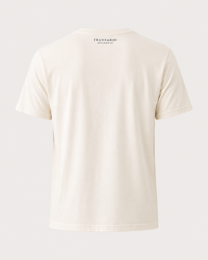 TRUSSARDI T-SHIRT IVORY