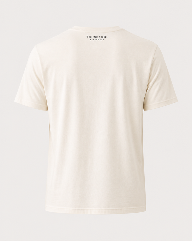 TRUSSARDI T-SHIRT IVORY