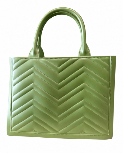 BORSA MARC ELLIS FLAT BUBY WAVE M GREEN TEA/SILVER