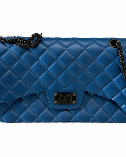BORSA MARC ELLIS FLAT FALCON M MOROCCAN BLUE-BLACK