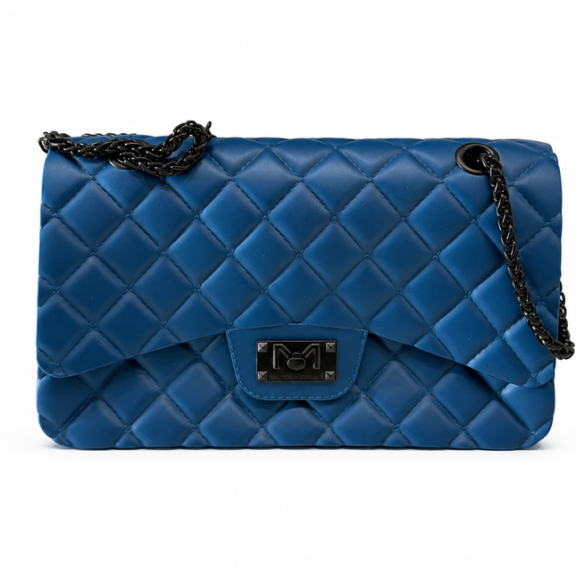 BORSA MARC ELLIS FLAT FALCON M MOROCCAN BLUE-BLACK