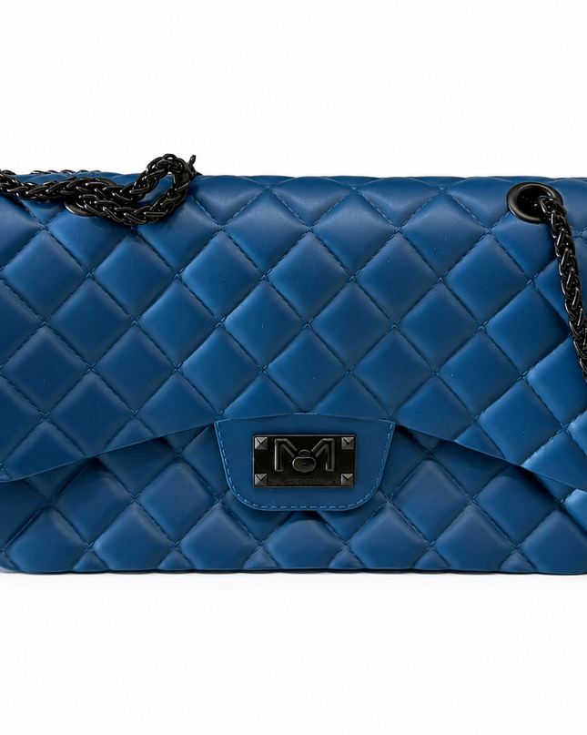 BORSA MARC ELLIS FLAT FALCON M MOROCCAN BLUE-BLACK