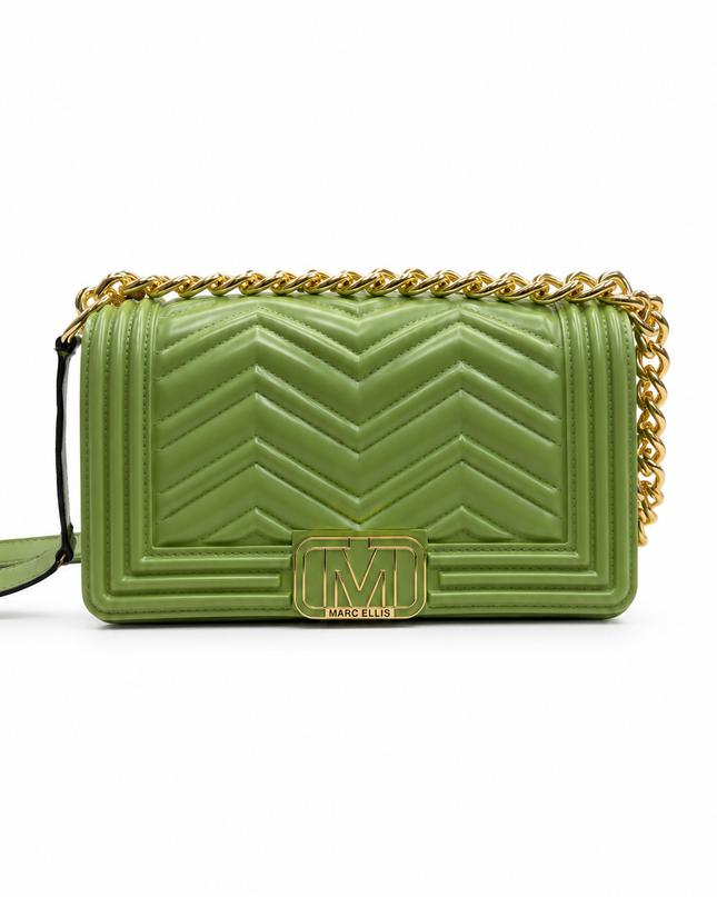 BORSA MARC ELLIS FLAT WAVE S CALLISTE GREEN