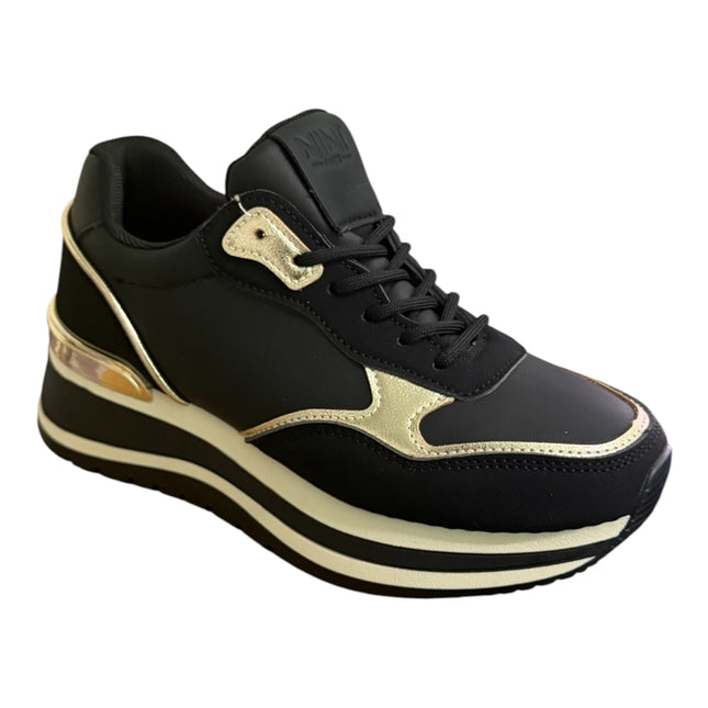 NINì PARIS NIFW25193 SNEAKERS NERO-NERO