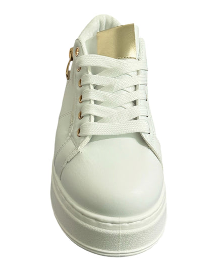 NINì PARIS 26296 SNEAKERS BIANCA-ORO