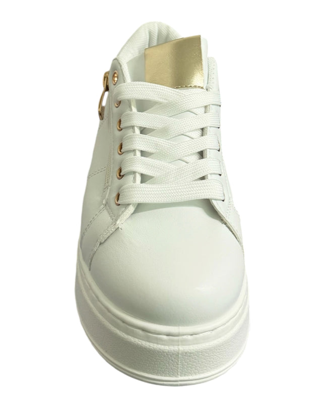 NINì PARIS 26296 SNEAKERS BIANCA-ORO