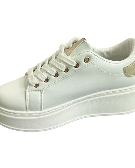 NINì PARIS 26296 SNEAKERS BIANCA-ORO