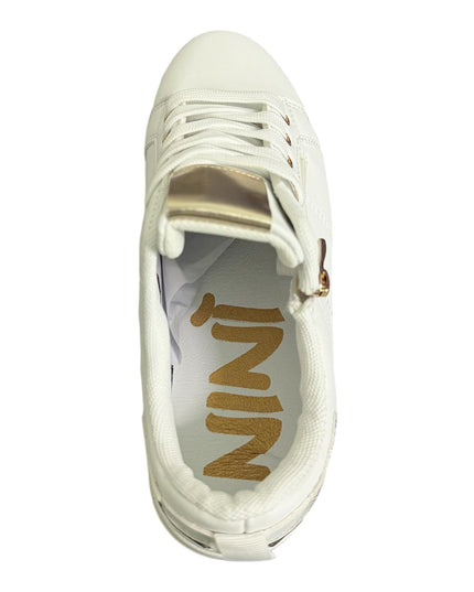 NINì PARIS 26296 SNEAKERS BIANCA-ORO