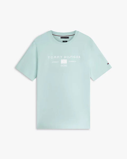T-SHIRT TOMMY HILFIGER CRUSHED MINT