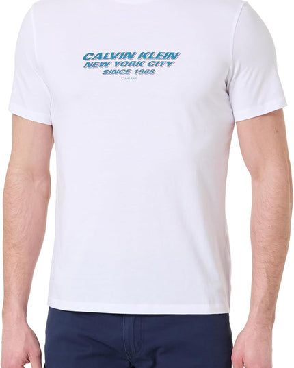 T-SHIRT CALVIN KLEIN BRILLANT-WHITE