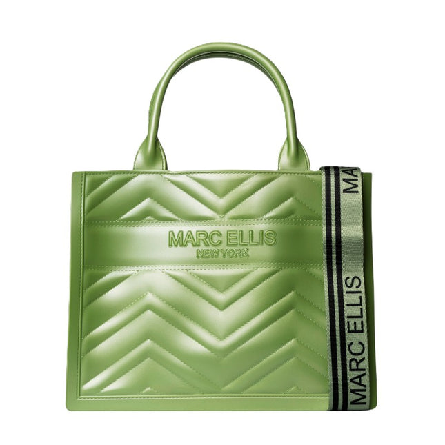 BORSA MARC ELLIS FLAT BUBY WAVE M25 CALLISTE GREEN-LIGHT GOLD
