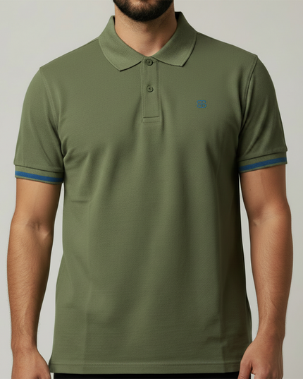 Polo piquadro verde