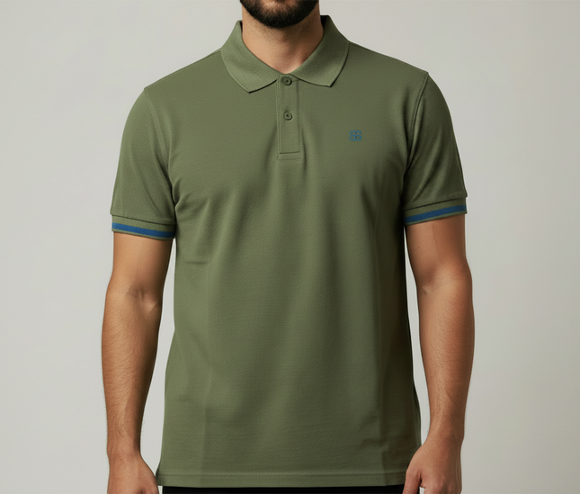 Polo piquadro verde