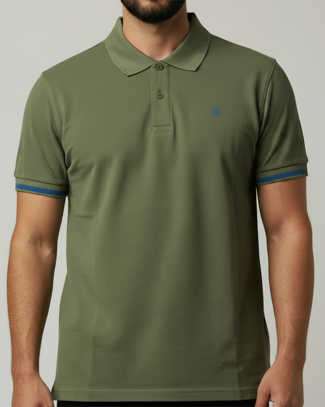 Polo piquadro verde