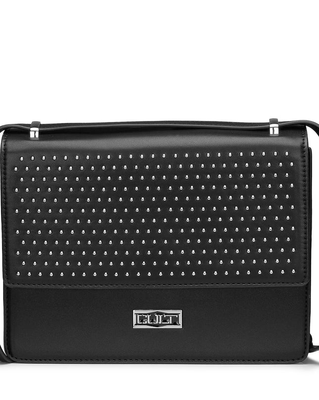 Large flap bag CULT MOD MISSY BLACK