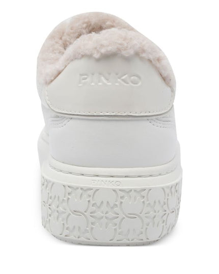 PINKO P102 SNEAKER CALF LEATHER /MONOGRAM NYLON/LINING