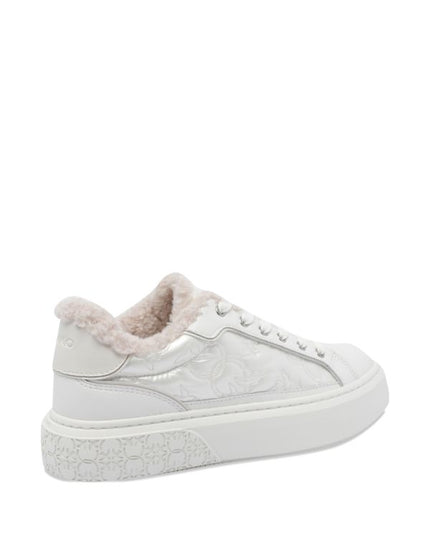PINKO P102 SNEAKER CALF LEATHER /MONOGRAM NYLON/LINING