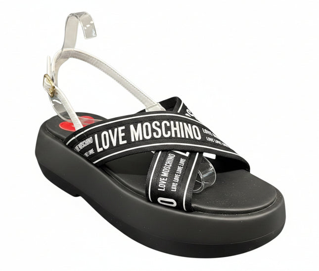 MOSCHINO 600A SANDALO NERO