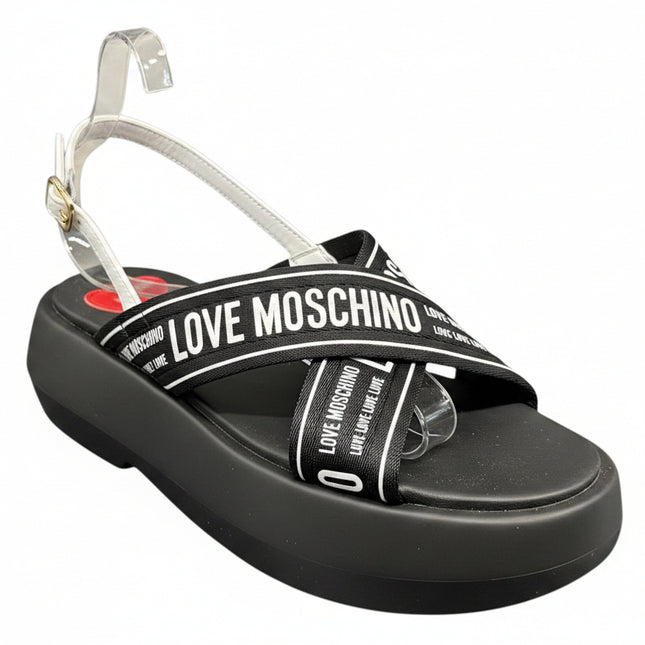 MOSCHINO 600A SANDALO NERO