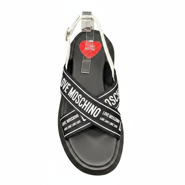 MOSCHINO 600A SANDALO NERO