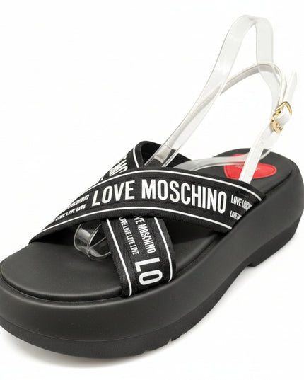 MOSCHINO 600A SANDALO NERO